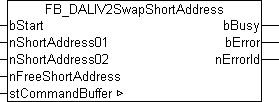 FB_DALIV2SwapShortAddress 1: