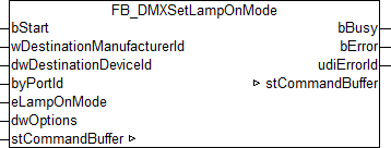 FB_DMXSetLampOnMode 1: