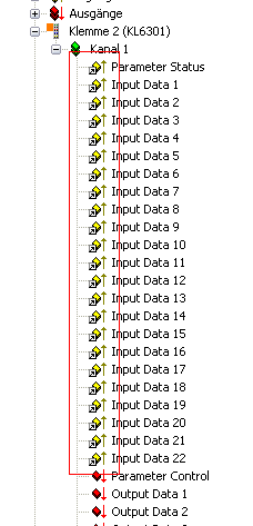 KL6301 - Linking to the TwinCAT System Manager 4: