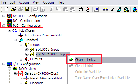 KL6021-0023 - Linking to the System Manager 1: