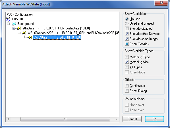 Configuration in the TwinCAT System Manager 13: