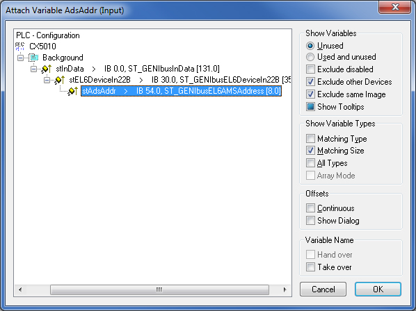 Configuration in the TwinCAT System Manager 18: