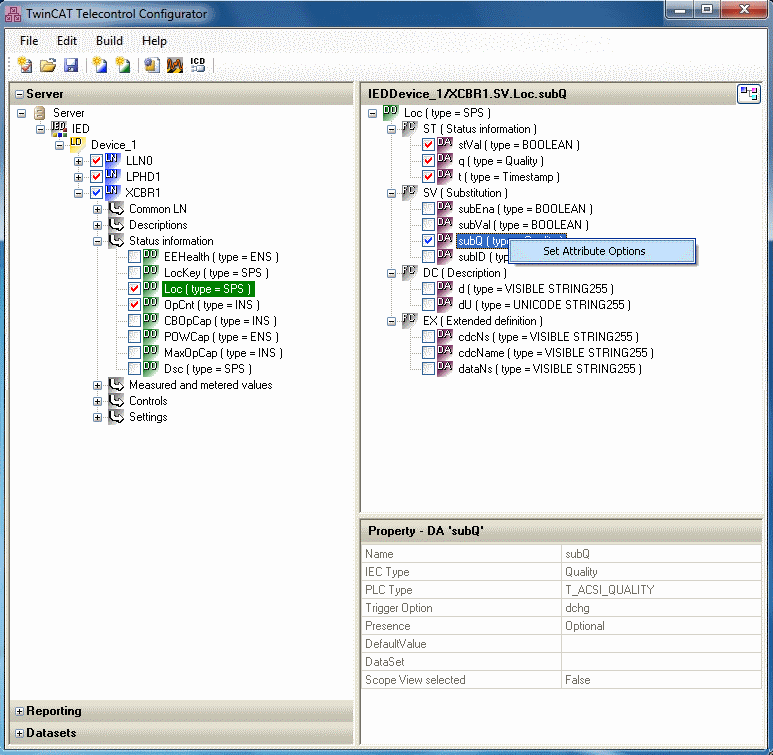 Data Object Configuration 1: