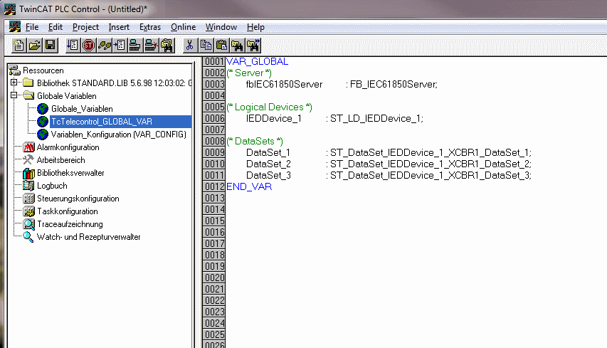 PLC Export data file 3: