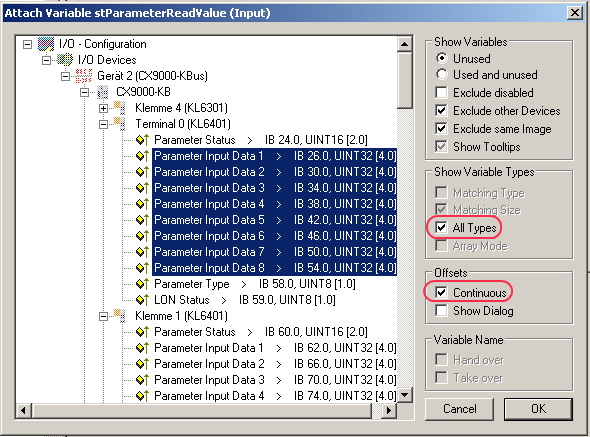 KL6401 - Linking to the TwinCAT System Manager 4: