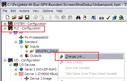 KL6781 - Linking to the System Manager 1: