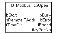 FB_ModbusTcpOpen 1:
