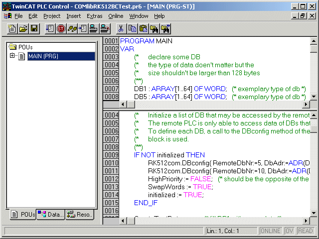 RK512 Protocol 1: