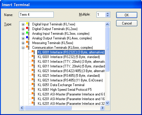 Serial Bus Terminal 1: