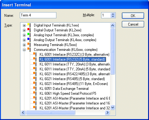 Serial Bus Terminal 1: