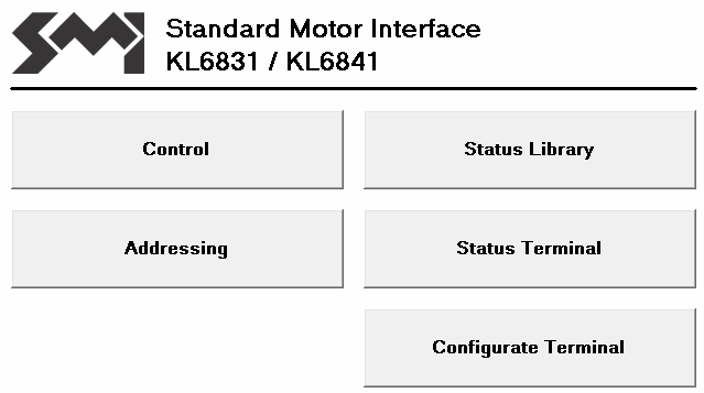 Example: Configuration of SMI devices 1: