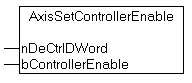 AxisSetControllerEnable 1: