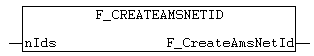 F_CreateAmsNetId 1: