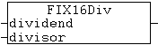 FIX16Div 1: