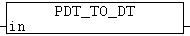 PDT_TO_DT 1:
