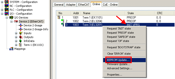 Firmware EL/ES/EM/EPxxxx 6: