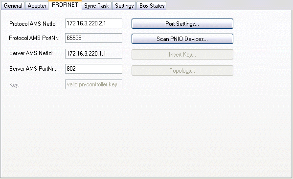 Activation of the PROFINET Controller Supplement 7: