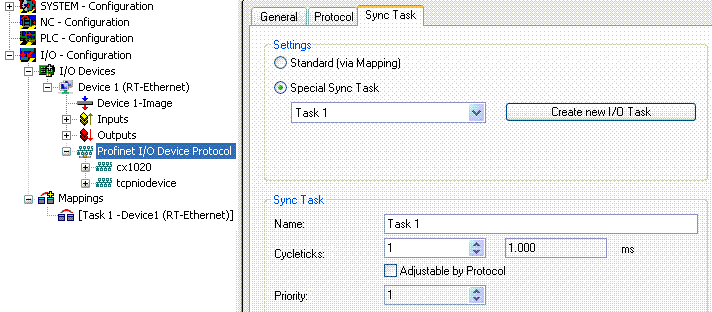 PROFINET device integration under TwinCAT 2.10 3: