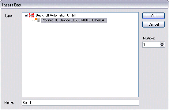 PROFINET device (EL6631-0010) integration under TwinCAT 2.11 5: