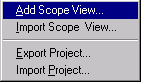 Inserting a Scope View 1: