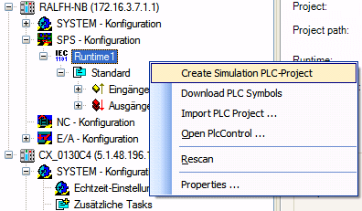 Creating simulation template project 1: