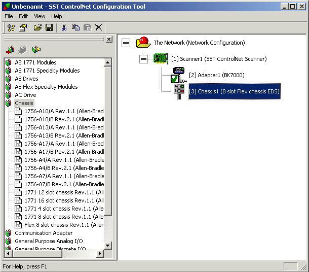 AB Flex I/O Device Configuration 1: