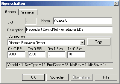 AB Flex I/O Device Configuration 5: