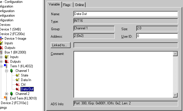 Terminal Configuration 2: