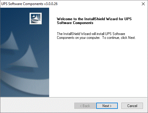 Installation of the UPS software components from Beckhoff driver archive CD/DVD 2: