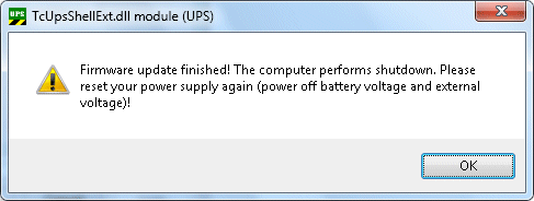 Firmware update for the Beckhoff P24Vxxxx UPS 7: