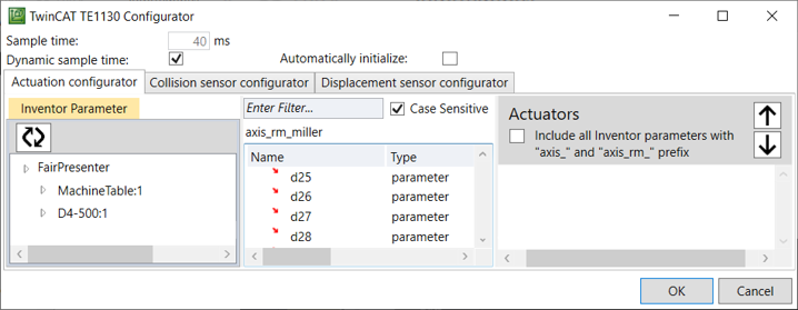 Configuring the TwinCAT 3 Interface for Inventor® 1: