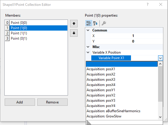 Angular shape properties 2: