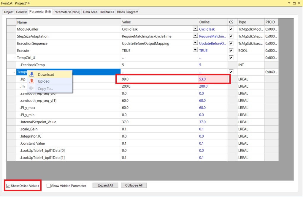 Parameterization of a module instance 4: