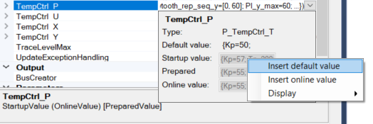 Parameterization of a module instance 8: