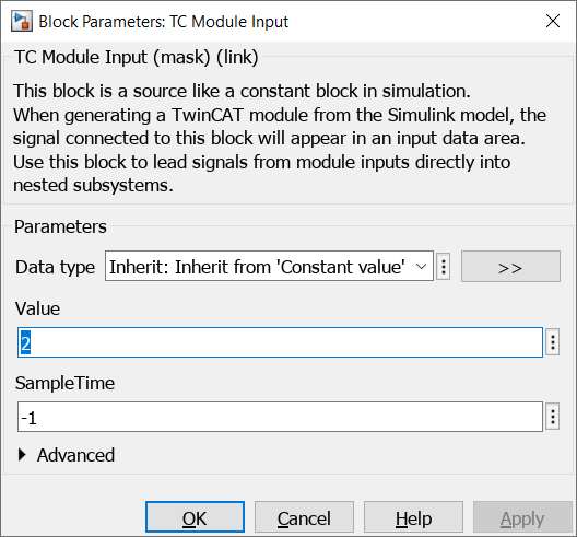 Initial values 1: