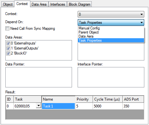 Executing the generated module under TwinCAT 1: