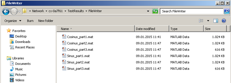 Using the ToFile block 7:
