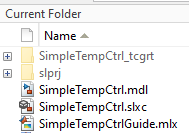 Overview of automatically generated files 1:
