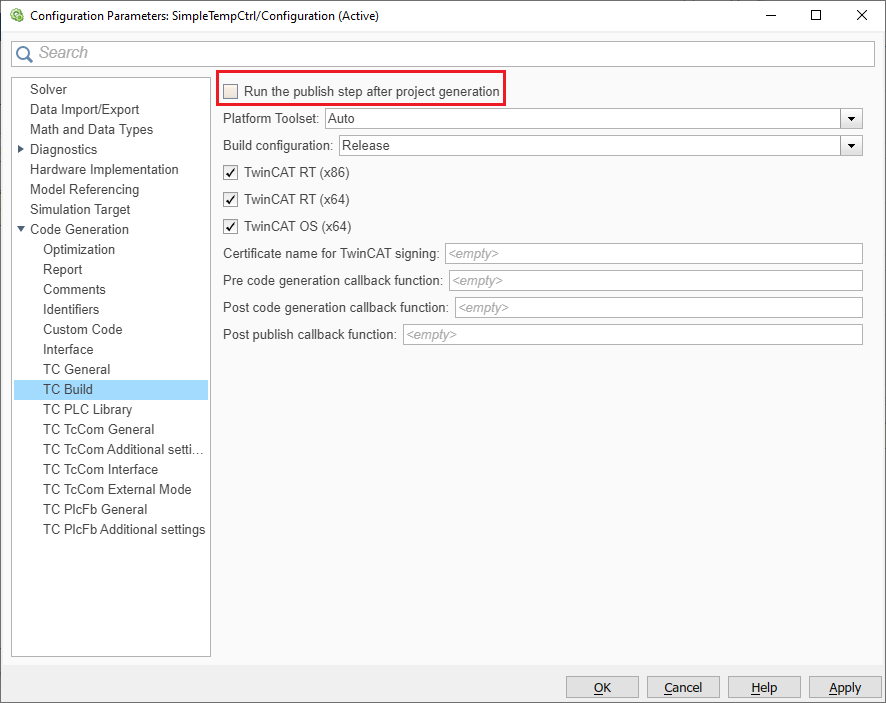 Overview of automatically generated files 4: