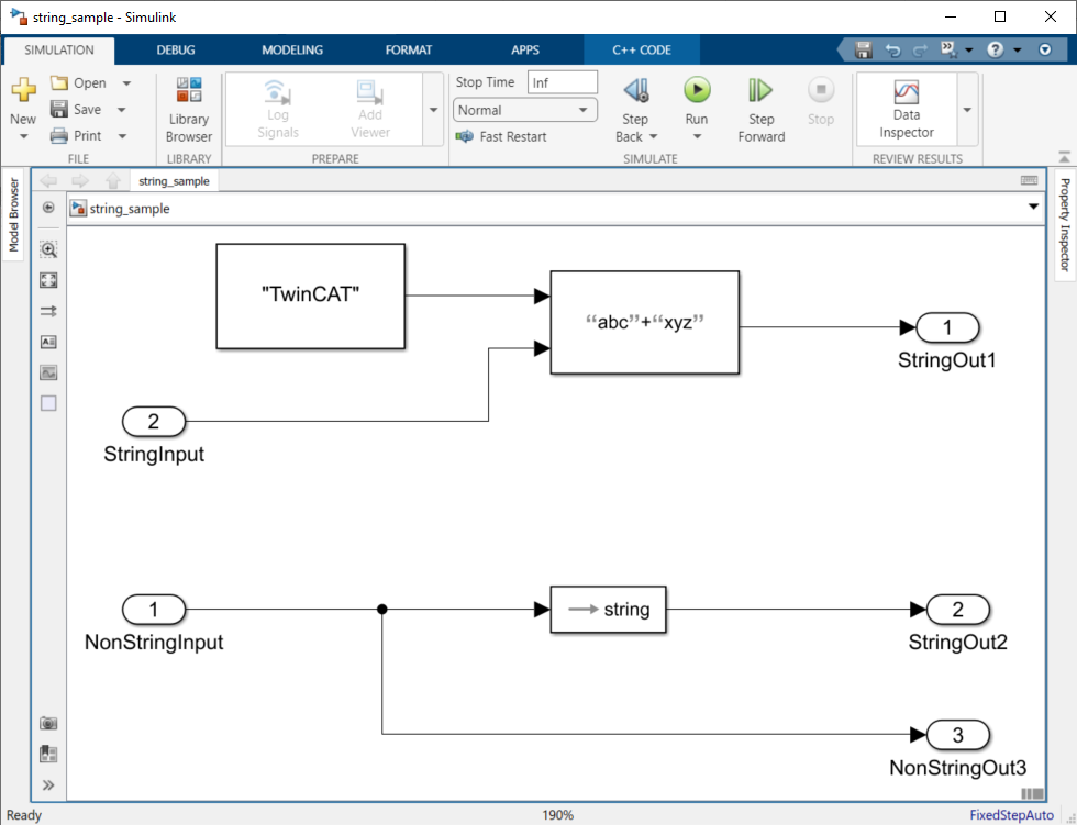 Using Simulink® Strings 3: