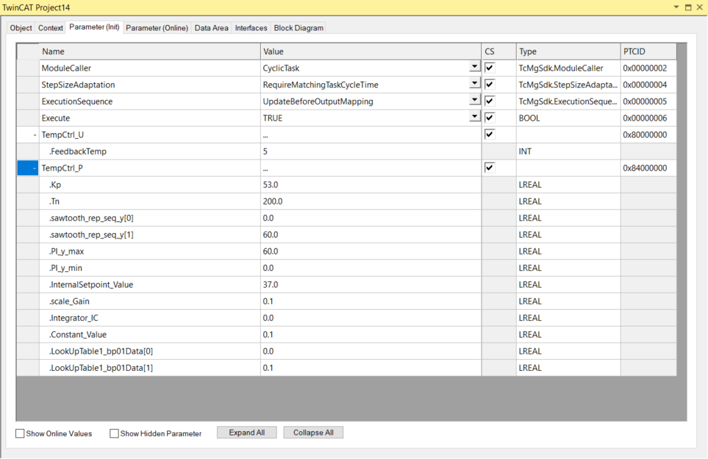 Parameterization of a module instance 4: