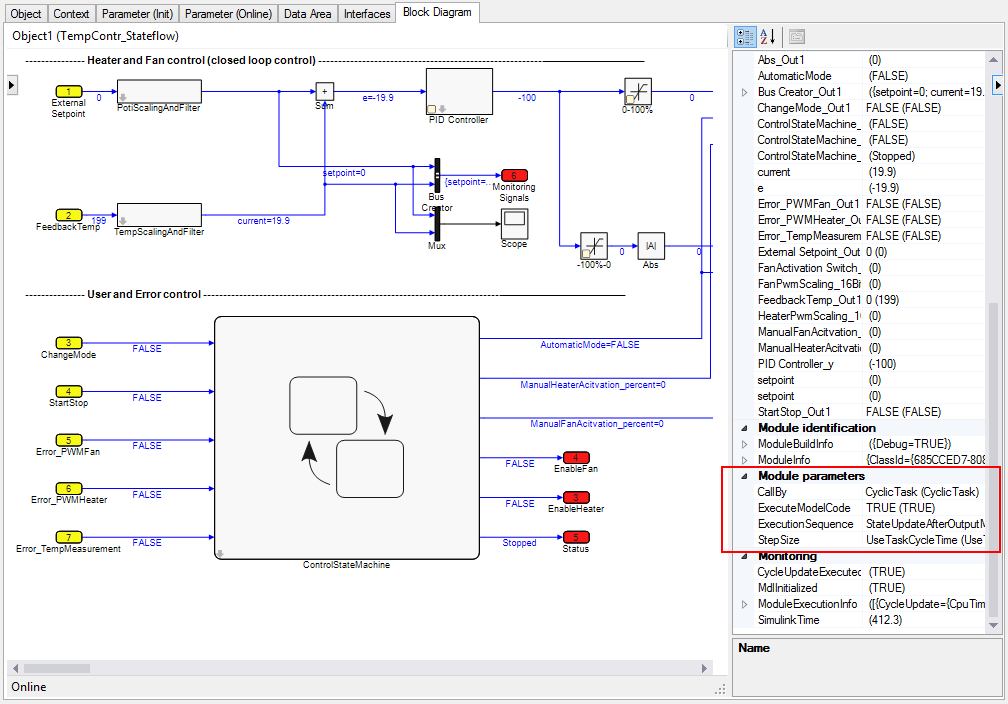 Executing the generated module under TwinCAT 3: