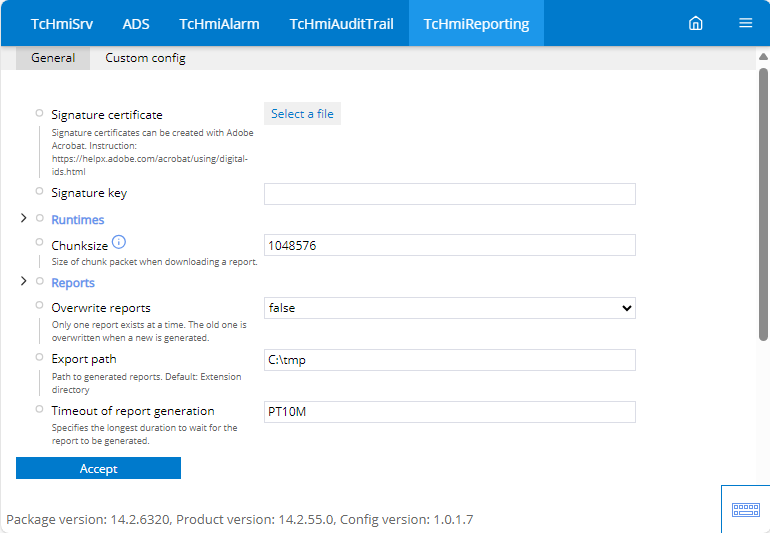 Configuration 1: