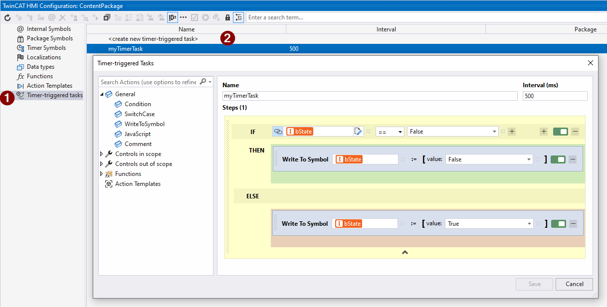 Timer-triggered tasks 1: