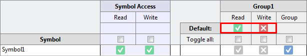Configuring symbol access 3: