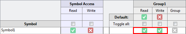 Configuring symbol access 5: