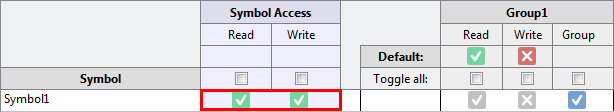 Configuring symbol access 2:
