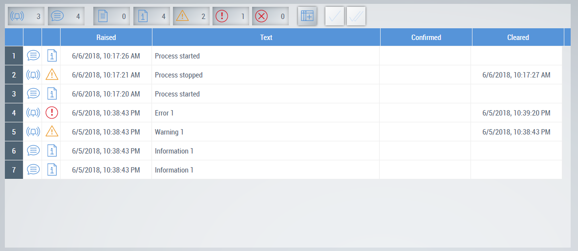 Event Grid Control 1: