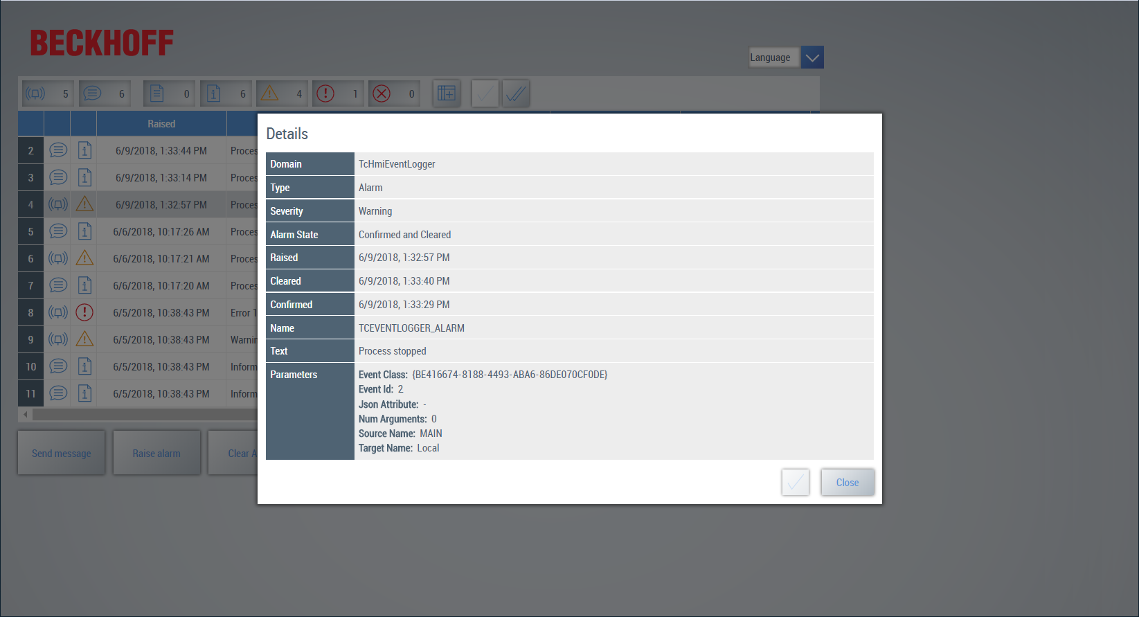 Event Grid Control 2: