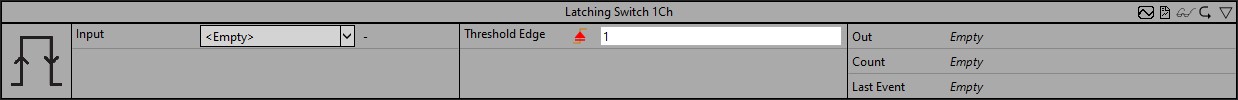 Latching Switch 1Ch 1: